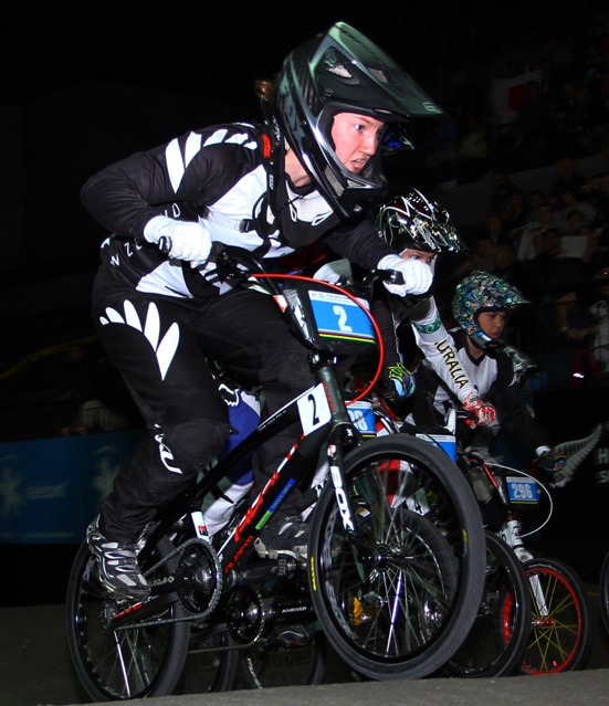 Tahlia Hansen, New Zealand double medallist at the UCI BMX World Championships. 